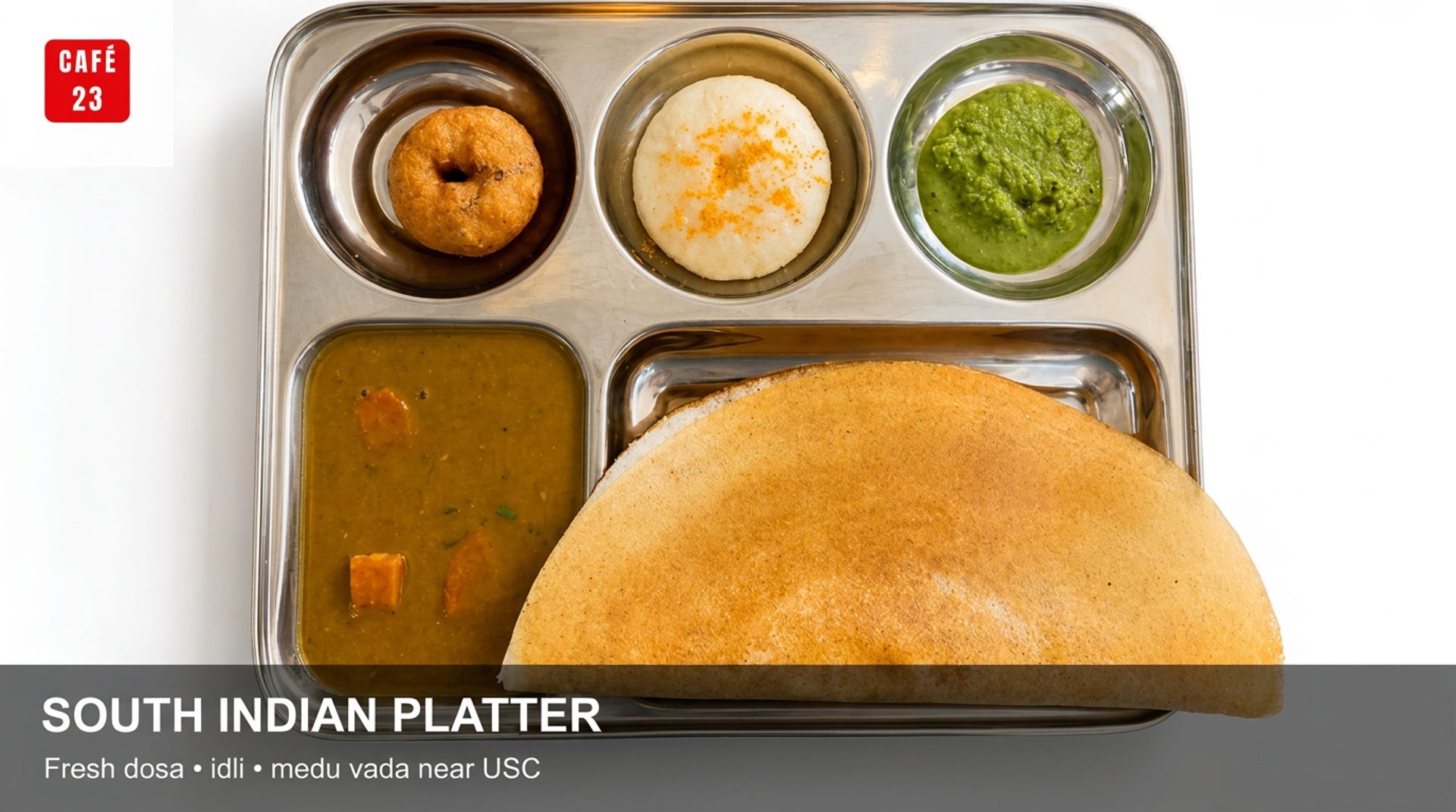 Dosa, idli and vada
