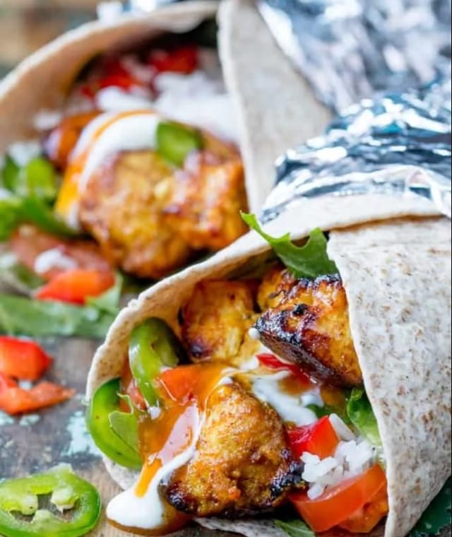 Chicken Tikka Burrito.