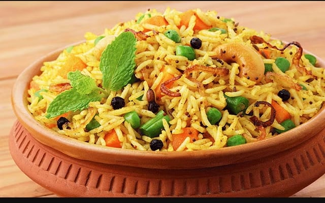 Veg Biryani.