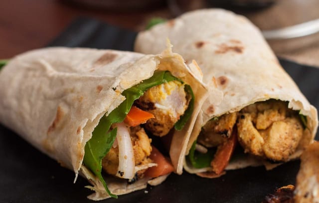 Chicken Tikka Wrap.